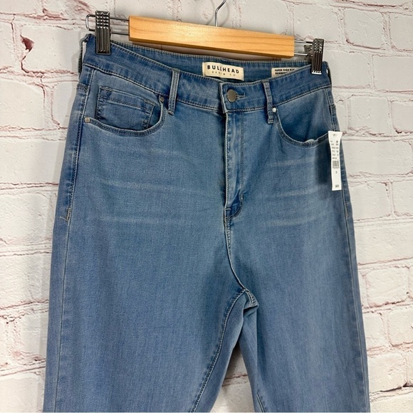 PacSun bullhead Jean super high rise skinniest denim jean NWT size 28 distressed - Picture 4 of 14